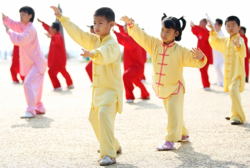 常子轩，太极拳，少儿太极拳 . 少儿练太极拳有什么好处?